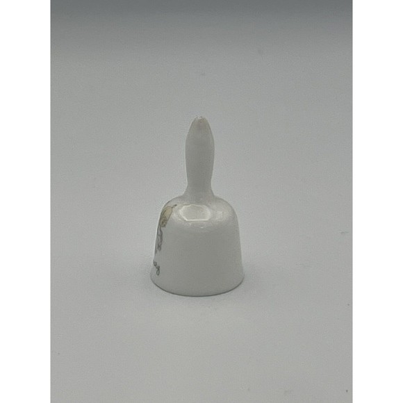 VINTAGE ENESCO'S PRECIOUS MOMENTS JANUARY BIRTHDAY ULTRA MINI ANGELS BELL 1” In. - Picture 3 of 6